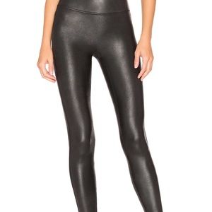 Spanx Faux Leather Leggings- Size Medium